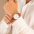 Relógio Masculino Marrom Pulseira de Couro Bronx Silver 40mm - comprar online