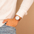 Relógio Masculino Marrom Pulseira de Couro Bronx Silver 40mm na internet