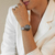 Relógio Feminino Pulseira Prata Harlem Black Silver 32mm - comprar online
