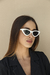 Óculos de Sol Clássico Gatinho Belle Black White - comprar online