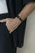Relógio Minimalista Masculino Quadrado Square Croco Murray Black Gold - Saint Germain - Relógios Masculinos e Femininos
