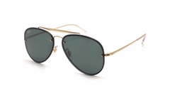 Óculos de Sol Blaze Aviator Dourado Preto na internet