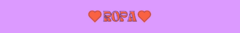 Banner de la categoría ROPA