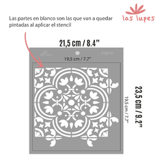 Imagen de DECO STENCIL CALCAREO STNC031