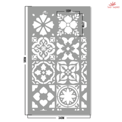 DECO STENCIL CALCAREOS MIX STNL047N - buy online