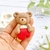 Urso com Luva 3D - Natal