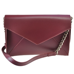 BOLSA DE COURO ENVELOPE/CLUTCH CAREN RODER COURO