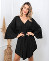 Vestido Kimono Preto