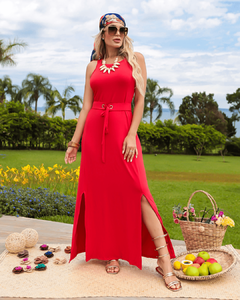 Vestido Longo Gabriela VERMELHO