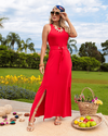 Vestido Longo Gabriela VERMELHO