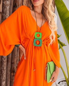 Vestido Kimono Laranja