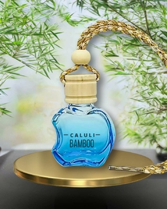 Difusor Carro Caluli Bamboo maça pingente azul