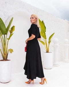 Vestido Tati Envelope Longo Preto