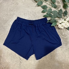 Shorts Malha CRIS curto com bolso - Caluli Store • Vestido Envelope | Moda Contemporânea Feminina | São Paulo