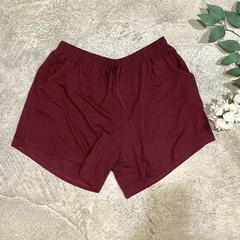 Shorts Malha CRIS curto com bolso - loja online