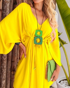 Vestido Kimono Amarelo