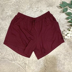Shorts Malha CRIS curto com bolso - comprar online
