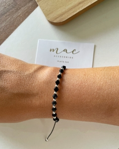 Pulsera Plata rombo - comprar online