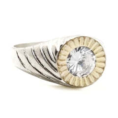 Anillo Estampa Espiral Sol - tienda online