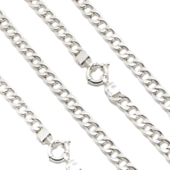 Combo: Collar + Pulsera Grumet Solo Plata 925 - comprar online