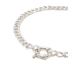 Pulsera Grumet solo Plata - comprar online