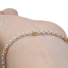 Pulsera Maciza Rolo 060 con Oro en internet