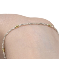 Pulsera Maciza Soga 045 con Oro - comprar online