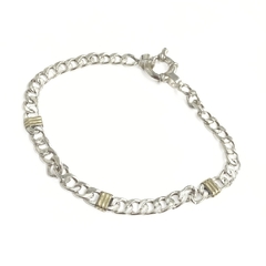 Pulsera Grumet con Oro