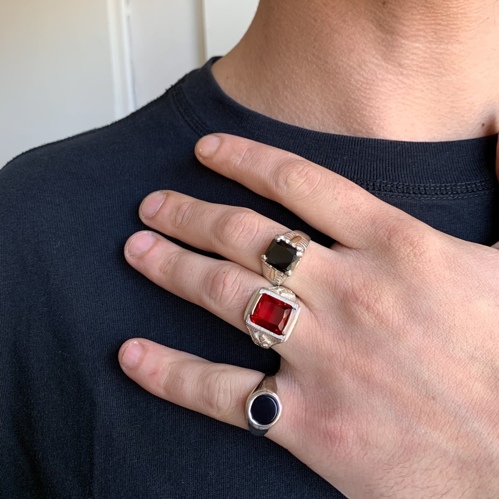 Combo 3 Anillos para Hombre N 1