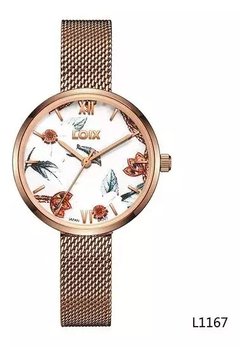 Reloj Loix L1167 Dama En Malla Acero Original Con Garantía - comprar online