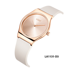 RELOJ DAMA PLANO PULSO SILICONA LOIX LA1131 - comprar online