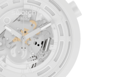 Reloj Swatch C-White - SB03W100 Unisex - tienda online