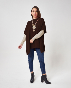 4900-L / Poncho Liso Bremer - Switch Sweaters
