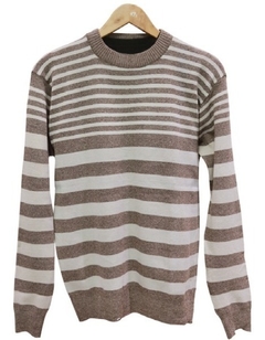 B-9017 / Sweater Rayado Hombre - comprar online