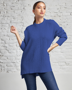 8706 / Sweater Oversize Punto Inglés