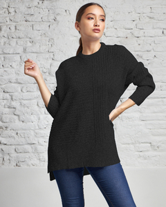 8706 / Sweater Oversize Punto Inglés en internet