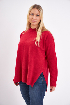 4340 / Sweater de Bremer con tajo atrás - tienda online