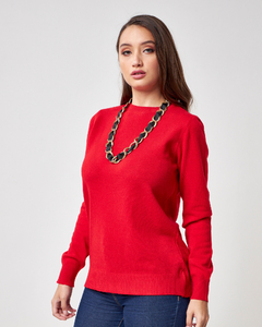 7950 / Sweater Clásico de Lana - tienda online
