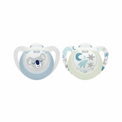 NUK CHUPETE STAR SET X2 DIA Y NOCHE - comprar online