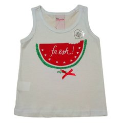 Remera musculosa estampada fresh -Talle 12 meses