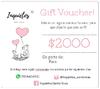 Gift Voucher para regalar