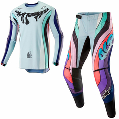 KIT CALÇA + CAMISA ALPINESTARS TECHSTAR EDIÇÃO LIMITADA IMPERIAL 24