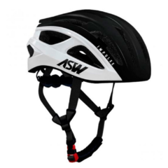 CAPACETE ASW BIKE IMPULSE PRETO/BRANCO - comprar online