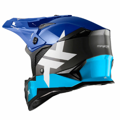 CAPACETE MATTOS RACING ATOMIC ICON 2024 AZUL - comprar online