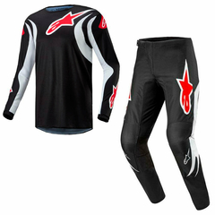 KIT CALÇA + CAMISA ALPINESTARS FLUID LUCENT 2024 PRETO