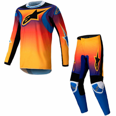 KIT CALÇA + CAMISA ALPINESTARS FLUID WURX 2025 LARANJA LANÇAMENTO