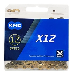 CORRENTE KMC X12 12V DOURADA