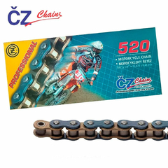 CORRENTE CZ CHAINS S/ RETENTOR 520 X 118 MX PROFESSIONAL