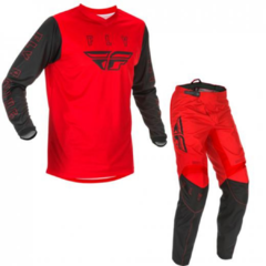 CALÇA + CAMISA FLY F16 VERMELHO