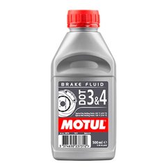 ÓLEO MOTUL FLUIDO DE FREIO DOT 3 E 4 500ml